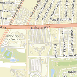 2310-2398 S Las Vegas Blvd Las Vegas Street Map