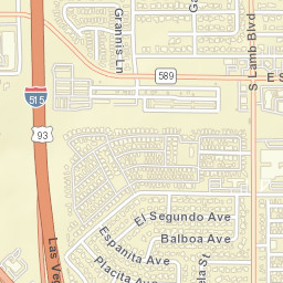 US-95 Las Vegas NV 89104 America Street Map