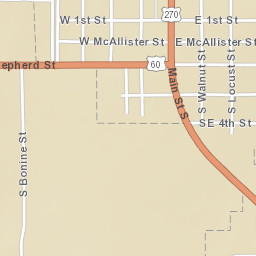 303-335 South Main Street, Seiling, OK  Street Map