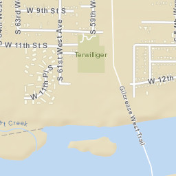 1026 North 30th Street, Tulsa, OK 74127 Street Map