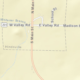 Hindsville Arkansas Street Map