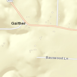 Gaither Arkansas Street Map