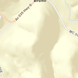Bruno Arkansas Street Map