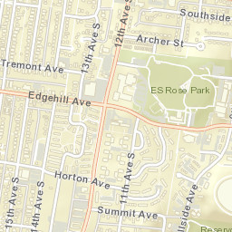 1406 Villa Place, Nashville, TN 37212, USA Street Map