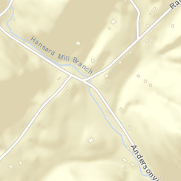 Twinville Tennessee Street Map