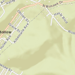 Hulan Hollow Tennessee Street Map