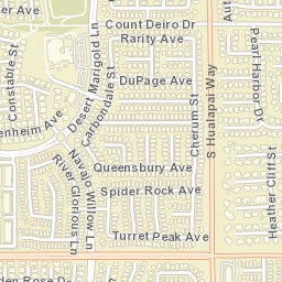 Desert Marigold Ln, Las Vegas, NV 89135 Street Map