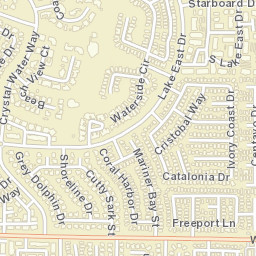 3100-3328 Crystal Water Way Las Vegas NV Street Map