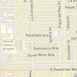 1427 Silver Mesa Cir Las Vegas NV Street Map