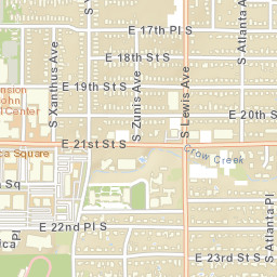 2404 East 20th Street, Tulsa, OK 74104 Street Map