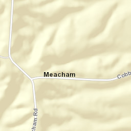 Meacham Tennessee Street Map