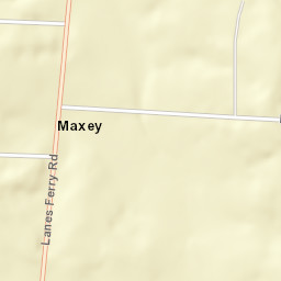 Maxey Tennessee Street Map