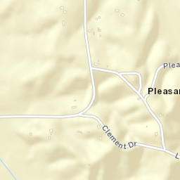 Halls Tennessee Street Map