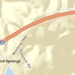 Sand Springs Tennessee Street Map