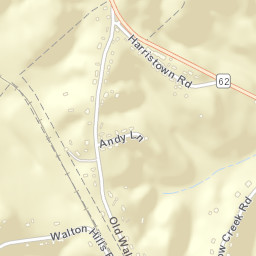 Honeycutt Estates Tennessee Street Map