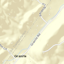 Granite Tennessee Street Map