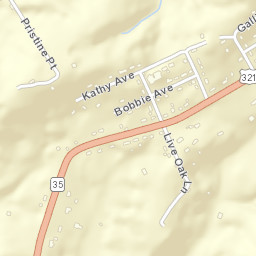 Cedar Hill Tennessee Street Map