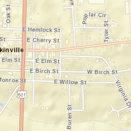 113 East Main Street, Yadkinville, NC 27055 Street Map