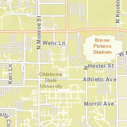 201 South Hester Street Stillwater OK Street Map