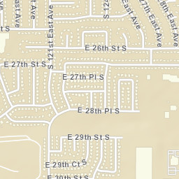 12400-12498 East 29th Street, Tulsa, OK Street Map