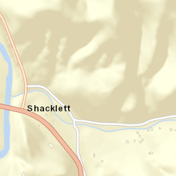 Shacklett Tennessee Street Map