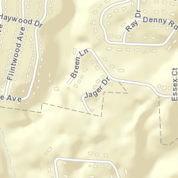 Honeybrook Tennessee Street Map