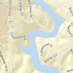 East Lake Estates Tennessee Street Map