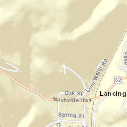 Lancing Tennessee Street Map