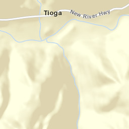 Tioga Tennessee Street Map