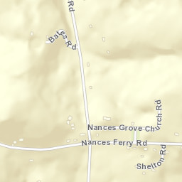 Nances Grove Tennessee Street Map