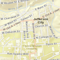 714-724 E Cherokee Dr Jefferson City Street Map