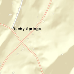 Rushy Springs Tennessee Street Map
