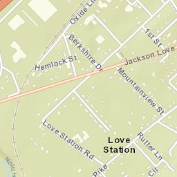 Love Station Tennessee Street Map