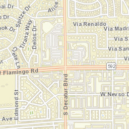 3842 South Spitze Drive Las Vegas NV Street Map
