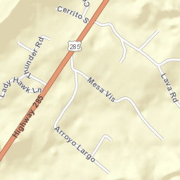 Medanales NM 87548 America Street Map