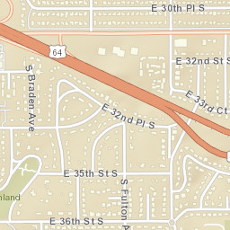 5137-5141 East 30th Place, Tulsa, OK Street Map