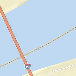 Interstate 155, Ridgely, TN 38080, USA Street Map