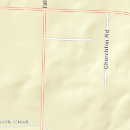 Churchton Tennessee Street Map
