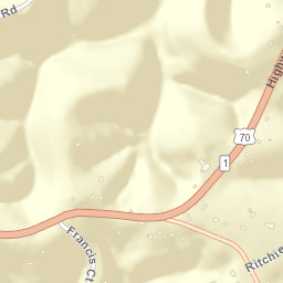 1936-1998 Tennessee 1 Kingston Springs TN Street Map