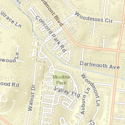 Elder Place / Estes Road, Nashville, Tennessee Street Map