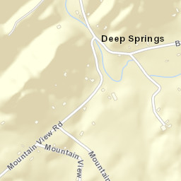 Deep Springs Tennessee Street Map