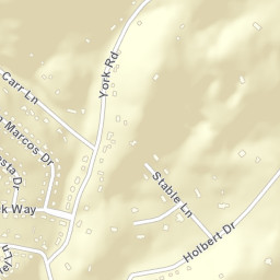 Blueberry Hills Tennessee Street Map