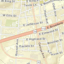 714-718 Moyers St Jefferson City TN Street Map