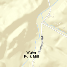 Water Fork Mill Tennessee Street Map