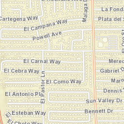 4630 Meredith Ave Las Vegas NV Street Map