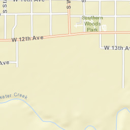 1101-1109 South Jefferson Street Stillwater OK Street Map