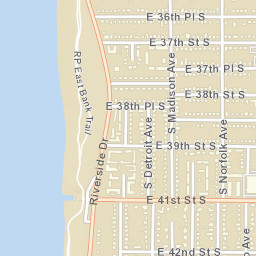 4100 Riverside Drive Tulsa OK 74105 Street Map