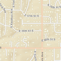 2488 E 38th St Tulsa Oklahoma Street Map