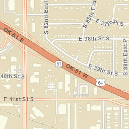 3637 South Memorial Drive, Tulsa, OK Street Map
