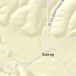 Savoy Arkansas Street Map